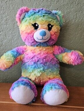 Build-A-Bear Workshop Rainbow Party Teddy Bear Plush